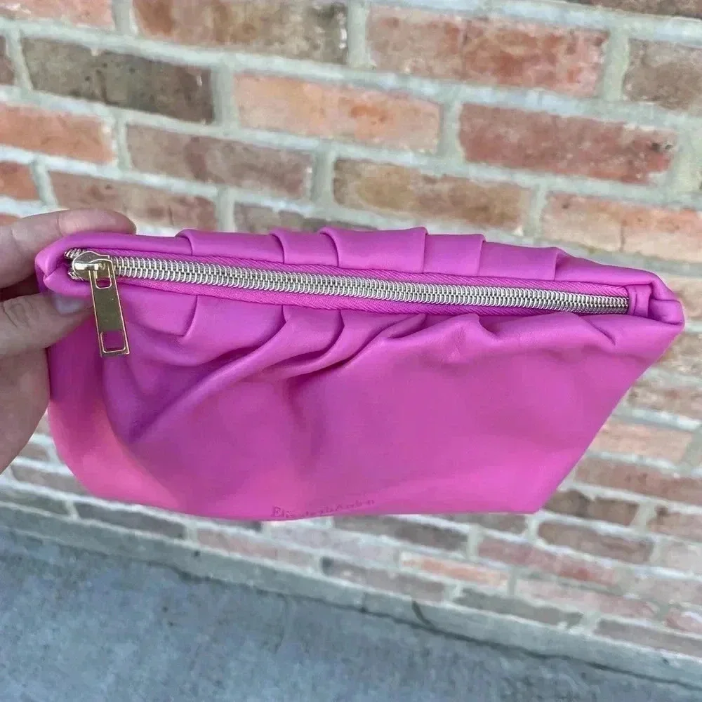 ELIZABETH ARDEN Pink Rouche Make-up Bag